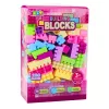 LEAN TOYS Statybiniai blokeliai edukacinėje dėžutėje 230 elementų Wafle Mini