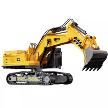 LEAN TOYS DIY nuotoliniu valdymu vikšrinis ekskavatorius 133el RC