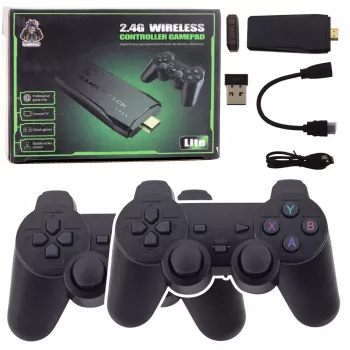 LEAN TOYS Retro TV Game Console Wireless Gamepads