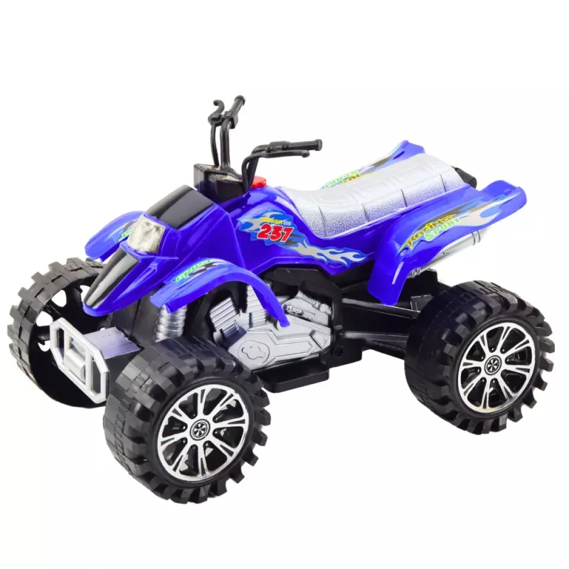 LEAN TOYS Quad Terrain Drive Treaded Wheels Blue