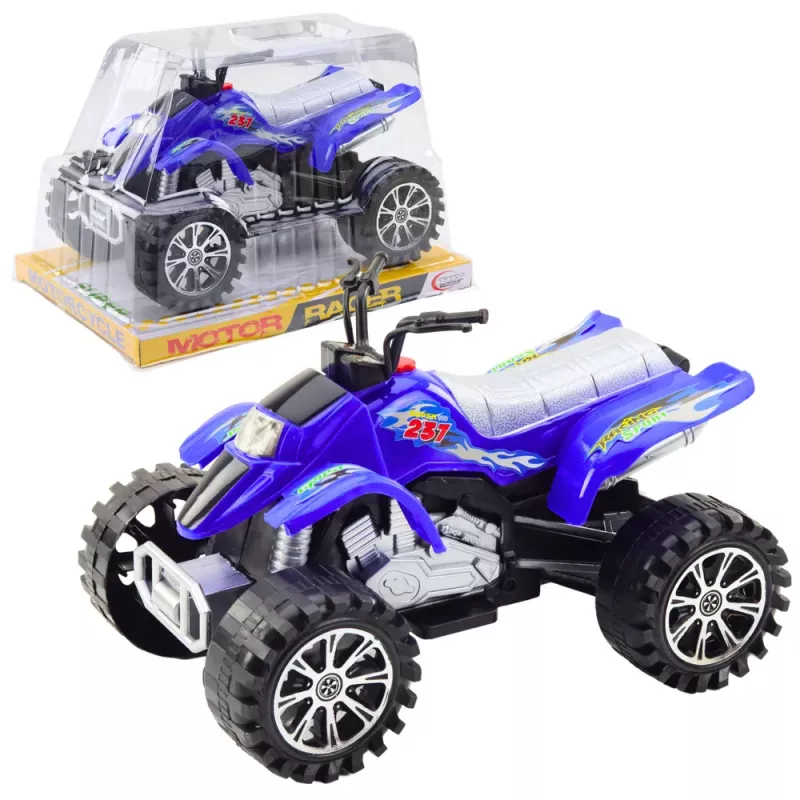LEAN TOYS Quad Terrain Drive Treaded Wheels Blue