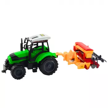 LEAN TOYS Traktoriaus ir sėjamosios rinkinys ūkio mašinos