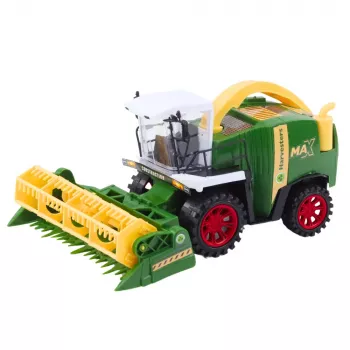 LEAN TOYS Combine Harvester Farm Agricultural Header Drive Green 1:16 Scale
