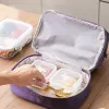 LEAN Thermal Insulating Breakfast Bag with Adjustable Strap Pink 27cm