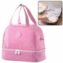 LEAN Thermal Insulating Breakfast Bag with Adjustable Strap Pink 27cm