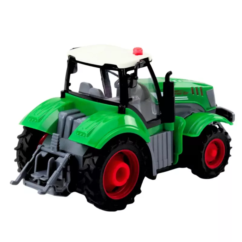 LEAN TOYS nuotoliniu valdymu RC žemės ūkio traktorius žalias 1:24