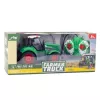 LEAN TOYS nuotoliniu valdymu RC žemės ūkio traktorius žalias 1:24