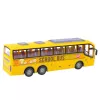 LEAN TOYS RC School Bus 1:30 nuotolinio valdymo autobusas su šviesomis, geltonas