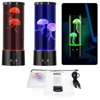 LEAN LED Jellyfish Lamp Decorative Battery Operated USB Cable