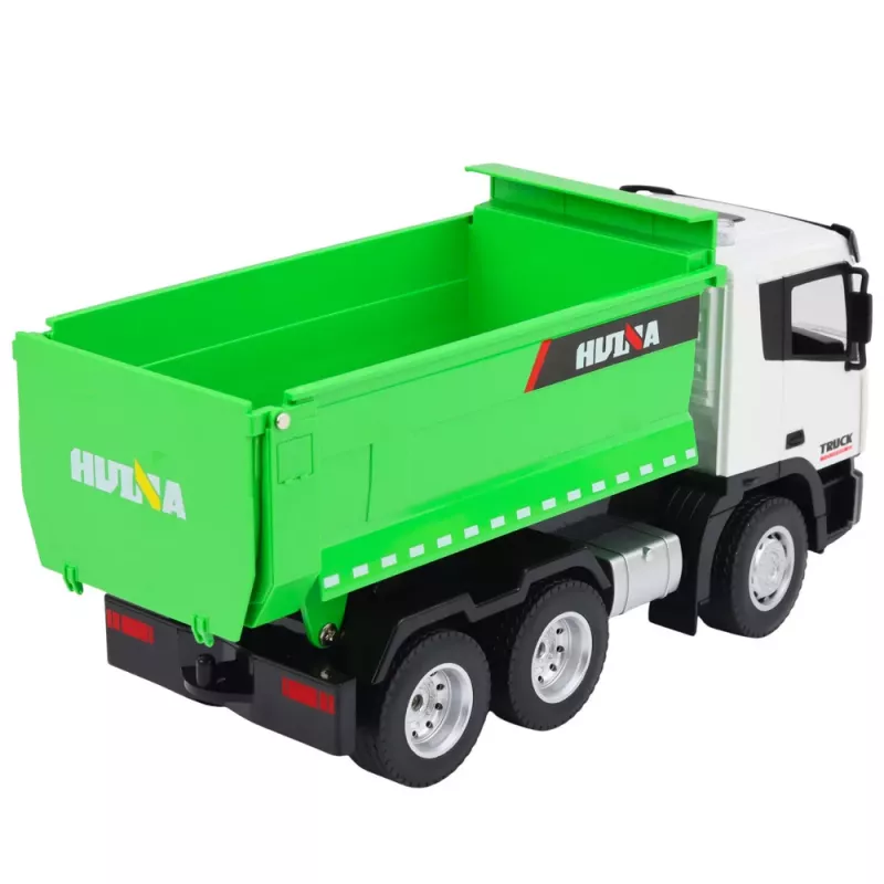 Huina RC savivarčio sunkvežimio nuotolinio valdymo modelis 1:18 žalias