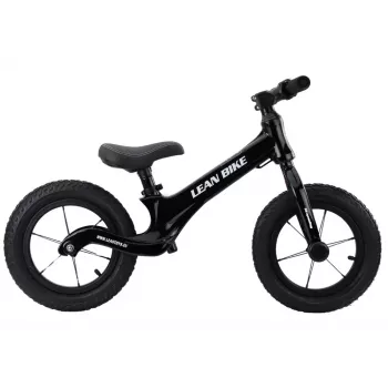 LEAN TRIKE Balance Bike MAGNEZIO RS Lightweight Magnesium Frame Black