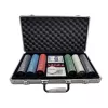 LEAN TOYS Profesionalus pokerio rinkinys 500 vnt. aliumininiame dėkle