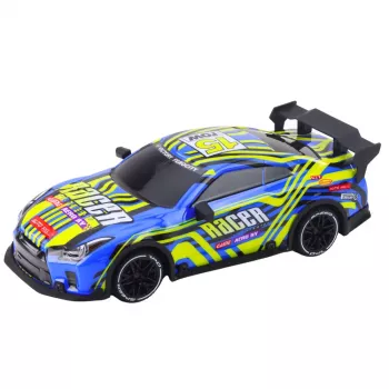 LEAN TOYS RC Sportinis Automobilis Mėlyna Geltona