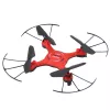LEAN TOYS Y20 UFO nuotoliniu valdymu dronas su šviesomis 360° sukimasis Raudonas