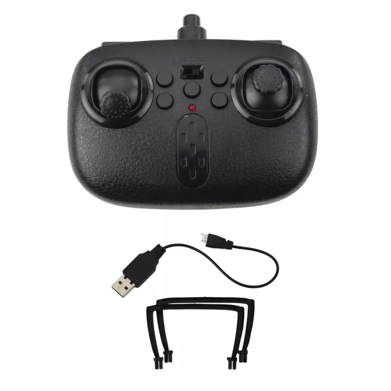 LEAN TOYS Y20 UFO nuotoliniu valdymu dronas su šviesomis 360° sukimasis Raudonas