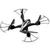 LEAN TOYS Y30 nuotoliniu valdymu dronas su LED lemputėmis, 6 ašių giroskopu, 360° sukimu, 2.4 GHz 4 kanalų kvadrokopteris