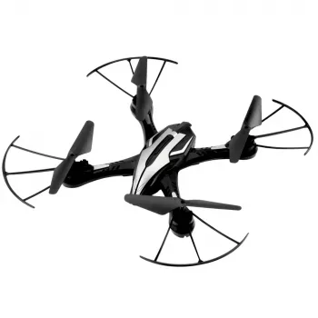 LEAN TOYS Y30 nuotoliniu valdymu dronas su LED lemputėmis, 6 ašių giroskopu, 360° sukimu, 2.4 GHz 4 kanalų kvadrokopteris