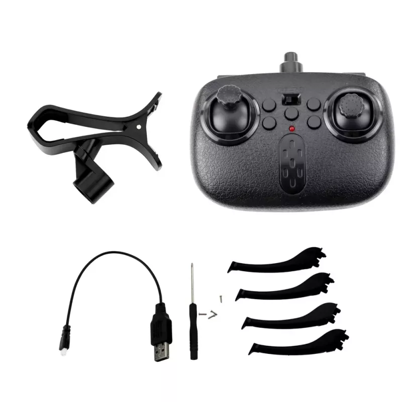 LEAN TOYS Y30 nuotoliniu valdymu dronas su LED lemputėmis, 6 ašių giroskopu, 360° sukimu, 2.4 GHz 4 kanalų kvadrokopteris