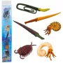LEAN TOYS Preistorinių jūros būtybių mini figūrėlių rinkinys 6-9 cm 6 vnt.