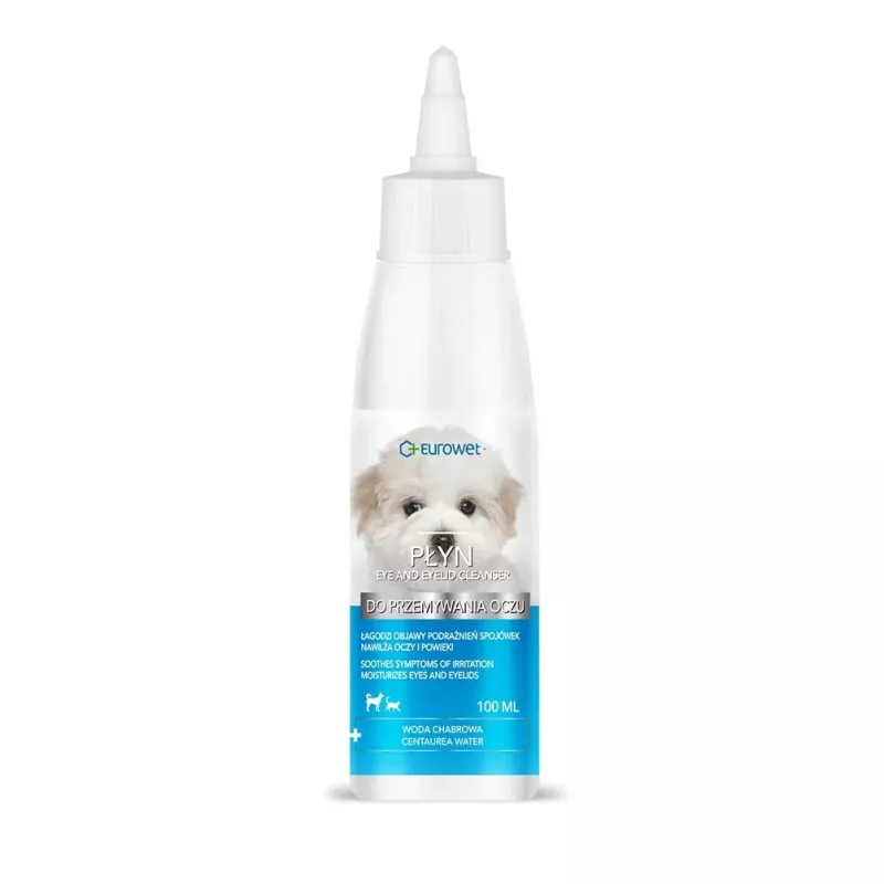 EUROWET Eye Liquid – akių valymo skystis šunims ir katėms – 100 ml