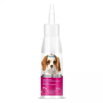 EUROWET Ausų valymo emulsija šunims ir katėms - 100 ml