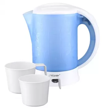 MEO MR-010 Maestro Travel Kettle su 2 puodeliais 0.5 L 700 W Baltas
