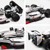 LEAN TOYS Construction Bricks F1 Race Car White and Red 1235 pcs.