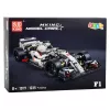 LEAN TOYS Construction Bricks F1 Race Car White and Red 1235 pcs.