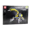 LEAN TOYS Construction Bricks Mobilus Visureigis Ekskavatorius 1392 dalių