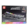 LEAN TOYS Construction Blocks Ball Track su Elektriniu Varikliu 1038 dalių