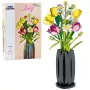 LEAN TOYS Construction Blocks Bouquet of Tulips in a Vase 1250 pcs.
