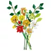LEAN TOYS Construction Blocks Decorative Bouquet of Colorful Flowers 827 pcs.