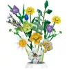 LEAN TOYS Construction Blocks Decorative Bouquet of Colorful Flowers 997 pcs.