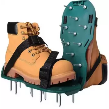 LEAN Aerator Scarifier Shoe Covers With Grass Spikes