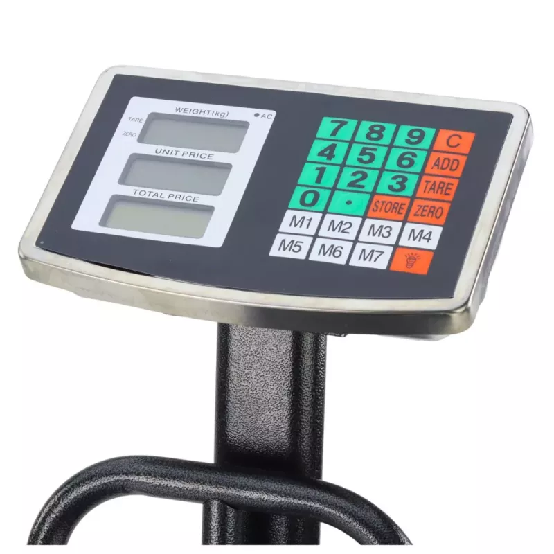 LEAN LCD elektroninės platforminės svarstyklės, sandėlio tikslumas iki 20 g, 200 kg