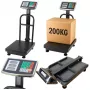 LEAN LCD elektroninės platforminės svarstyklės, sandėlio tikslumas iki 20 g, 200 kg