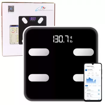 LEAN Electronic Bathroom Scale Smart Bluetooth Function BMI BMR Application