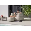 Bestway Inflatable Light Chair 75137 - Skaidri su daugiaspalviu LED apšvietimu