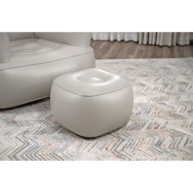 Bestway Inflatable Light Chair 75137 - Skaidri su daugiaspalviu LED apšvietimu
