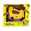 LEAN TOYS Belaidis vaikiškas pjūklas su šviesomis ir garsais Geltonas