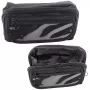 LEAN Pencil Case School Kit, Expandable, Roomy, Black, 20x10cm