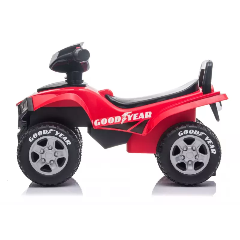 Quad Lean Toys 551-G keturratis vaikams su garsu ir šviesomis, raudonas