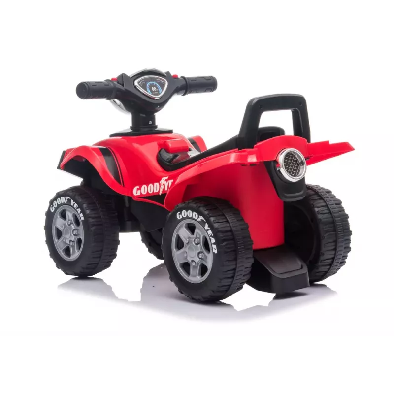 Quad Lean Toys 551-G keturratis vaikams su garsu ir šviesomis, raudonas