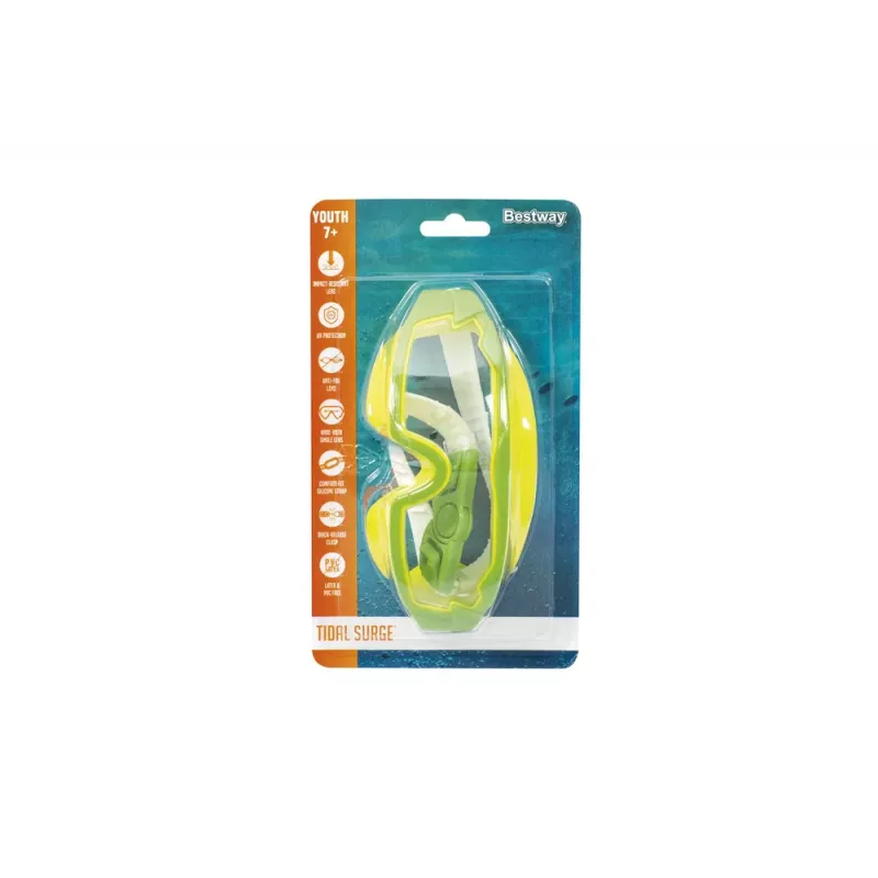 Bestway 21179 Žali plaukimo akiniai su UV apsauga ir rūkymo prevencija