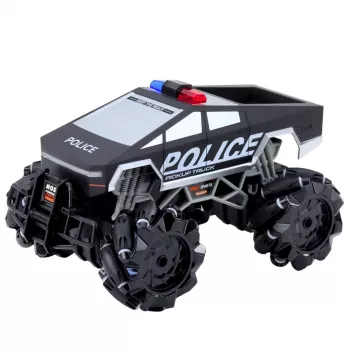 LEAN TOYS Visureigis Policijos Pikapas RC Valdomas Šviesos Dūmai 1:16