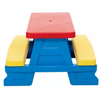 Dorex Blue Garden Table and Bench Set for Children 5067