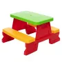 Dorex Children's Garden Table and Bench Set Red 5067