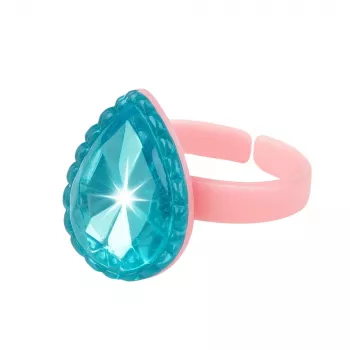 LEAN TOYS Beauty Set Children's Rings Colored Diamonds 50 pcs.