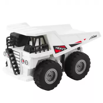 LEAN TOYS RC Savivartis su Šviesomis ir Garsais Baltas 1:24