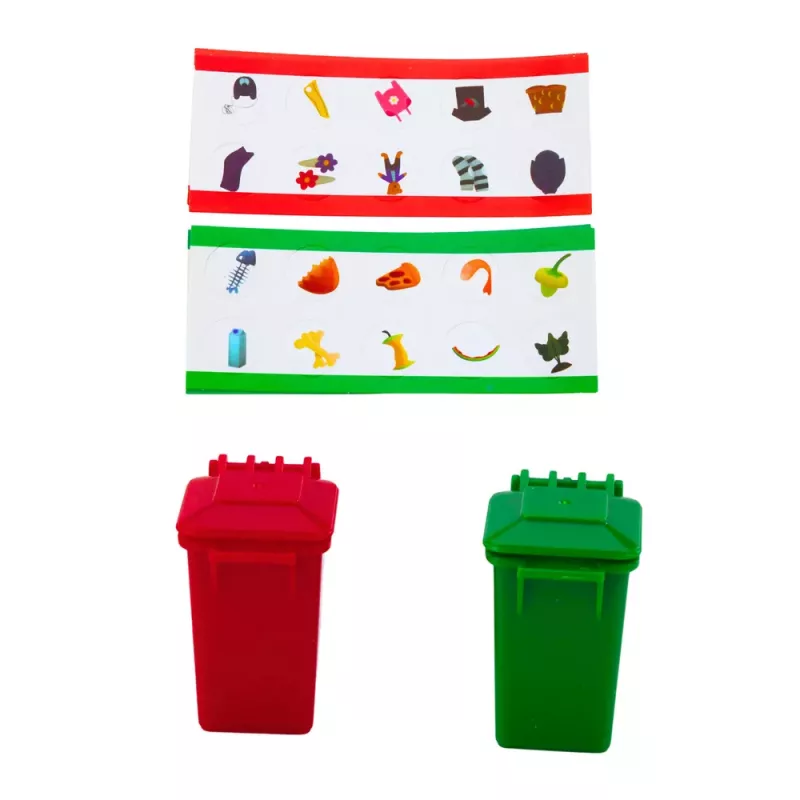LEAN TOYS Šiukšliavežis su Šiukšliadėže, Šviesos ir Garsai, Žalias, Mastelis 1:16